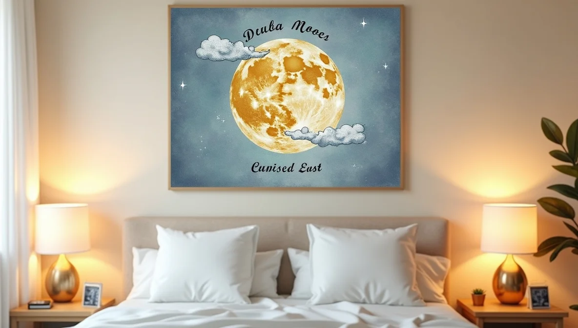 moon phases poster
