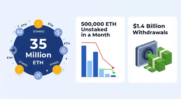 ETH staking withdrawals